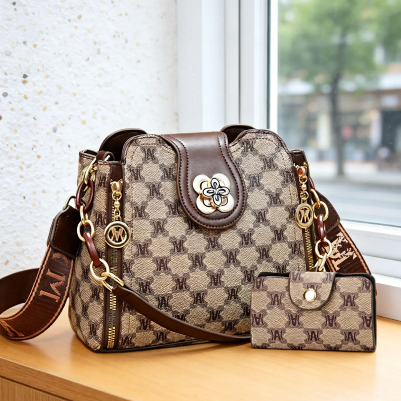 Vintage Fashion For Women - vintage letter printed shoulder bag, fashionable