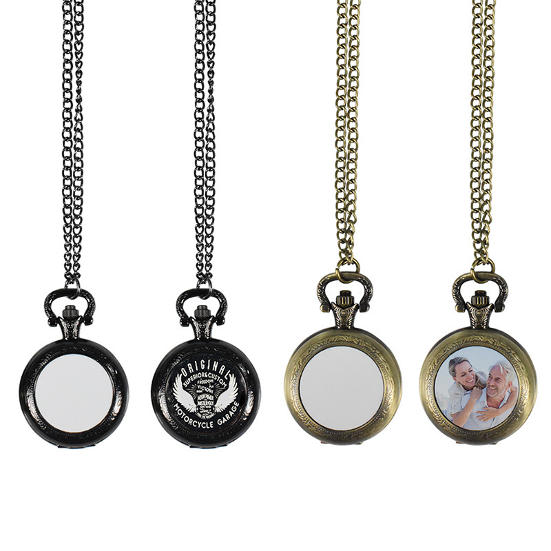 Vintage Fashion Watches - Custom Vintage Metal Pocket Watch Pendant