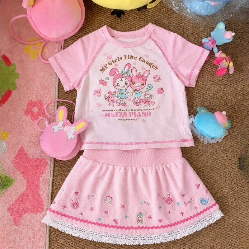 Usa Vintage Fashion - Vintage Kawaii Cute Short Sleeve T-shirts