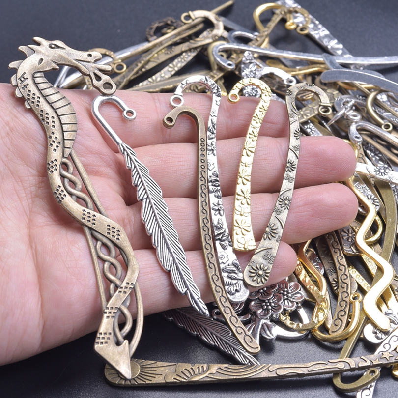 Vintage Fashion Coloring Book - 10/20pcs/Lot DIY Metal Book Marks For
