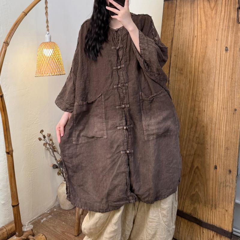Tie Dye Shirt Vintage - Summer New Arts Style Women Batwing