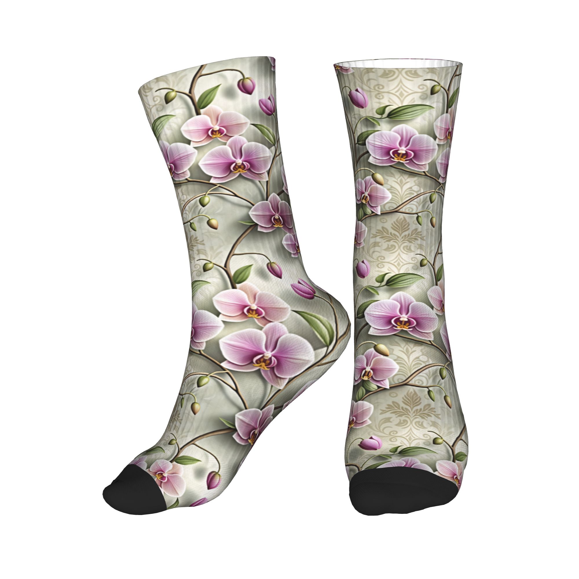 Vintage Fashion For Mens - Vintage Neutral 3D Relief Lavender Orchid
