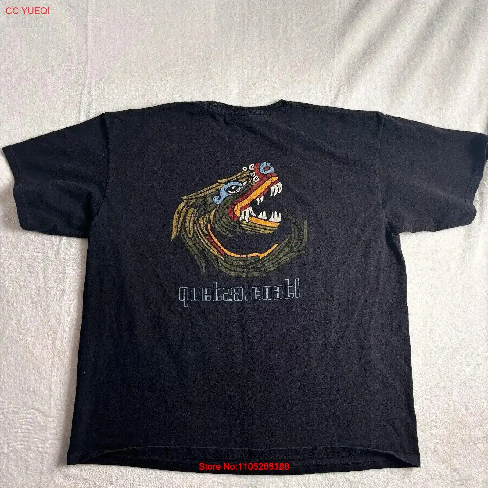 Vintage Yacht Fashion - VTG Yacht Club Quetzalcoatl Mexico Black