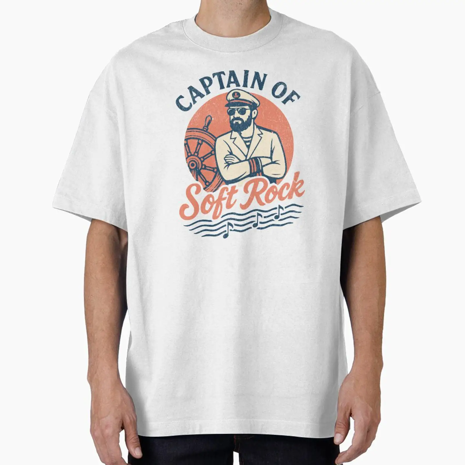 Vintage Yacht Fashion - Captain of Soft Rock Retro Nautical