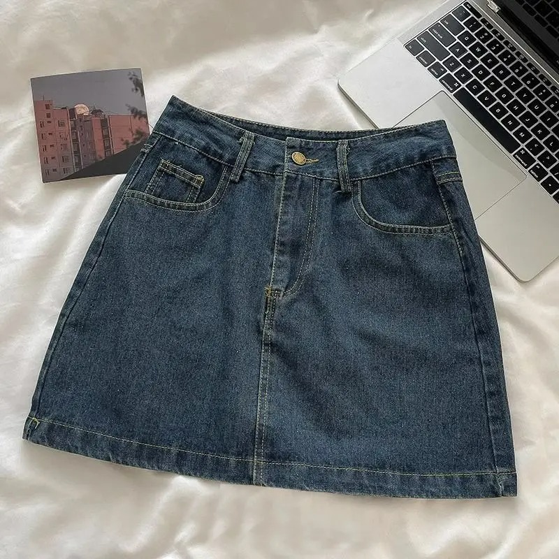 Usa Vintage Fashion - Y2K Denim Skirt Set: Vintage Japanese