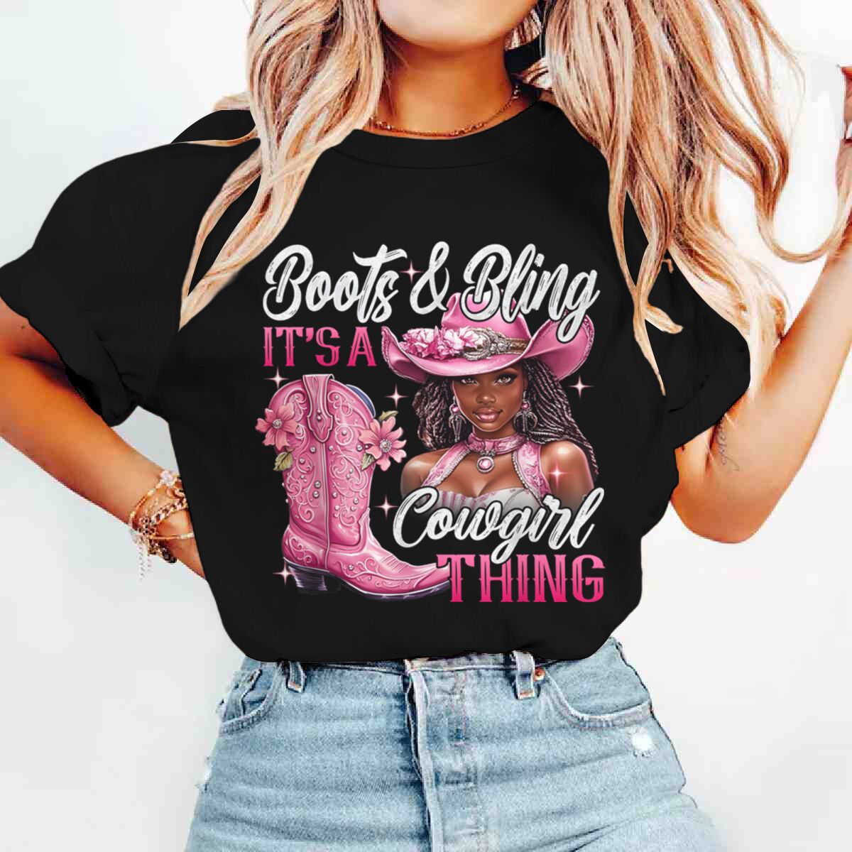 Tie Dye Shirt Vintage - Retro Boots & Bling its a