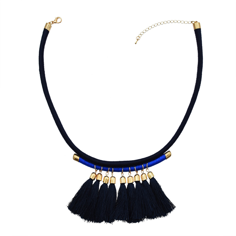 Vintage Fashion Vogue - Bohemia Necklace Literary Retro Style Thread