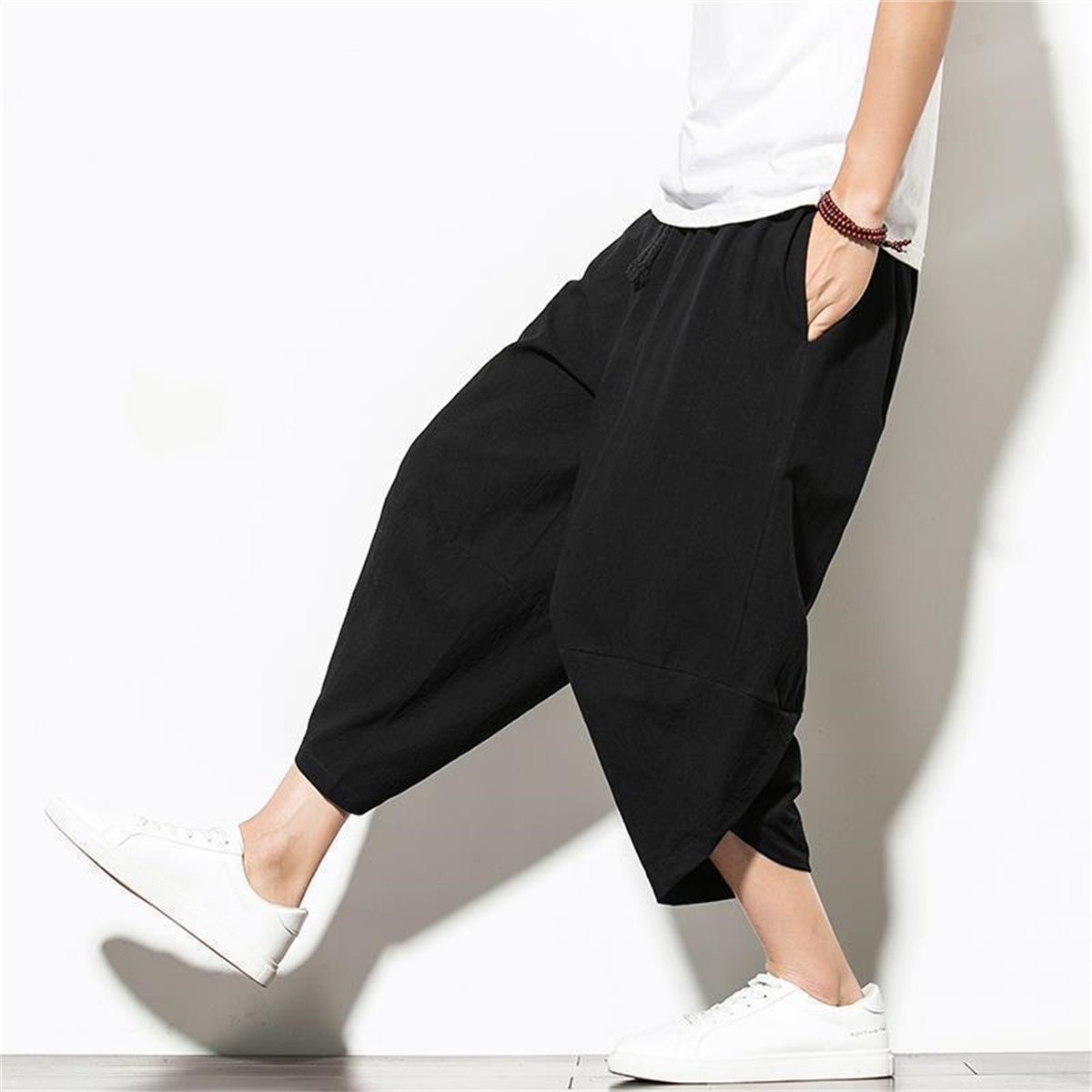 Retro Track Pant - 4XL Baggy Harem Pants Men 2026
