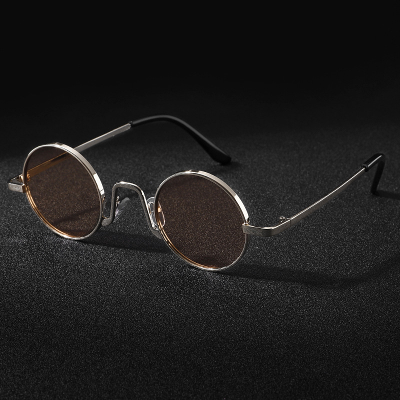 Vintage Fashion Images - Vintage Designer Outdoor Sunglasses Men Round