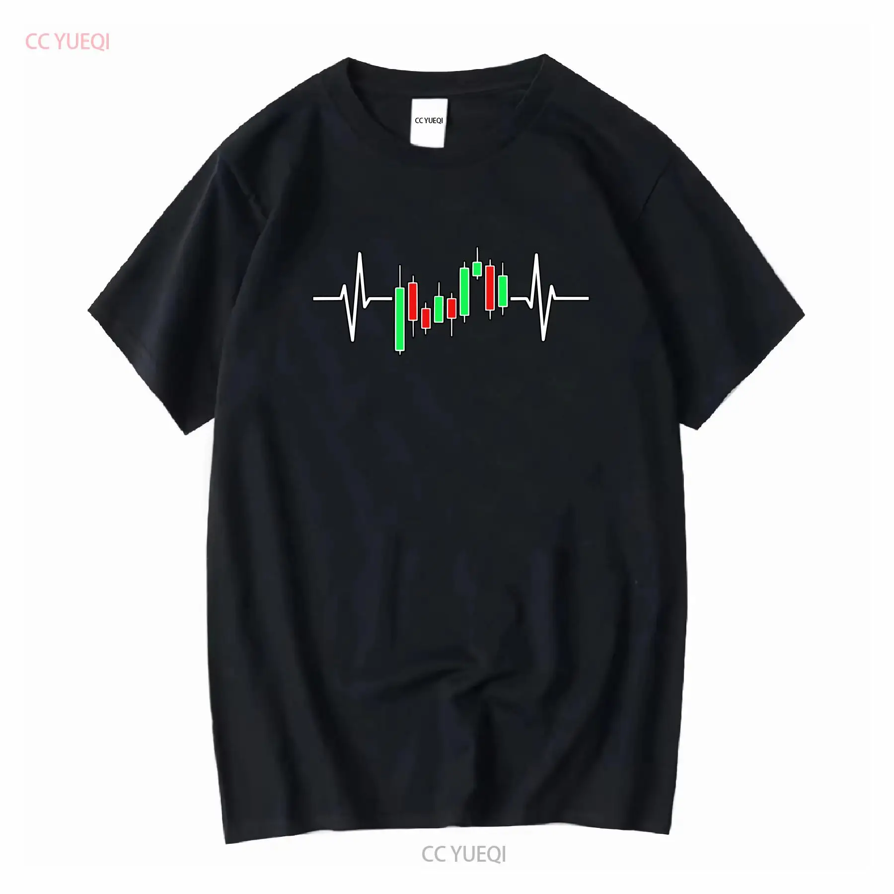 Vintage Fashion Market - Retro Trader Heartbeat Pulse Crypto Forex