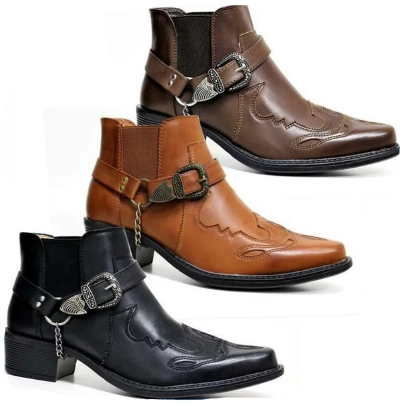 Vintage Fashion For Mens - Fashion 2026 Men's Vintage Cowboy Boots