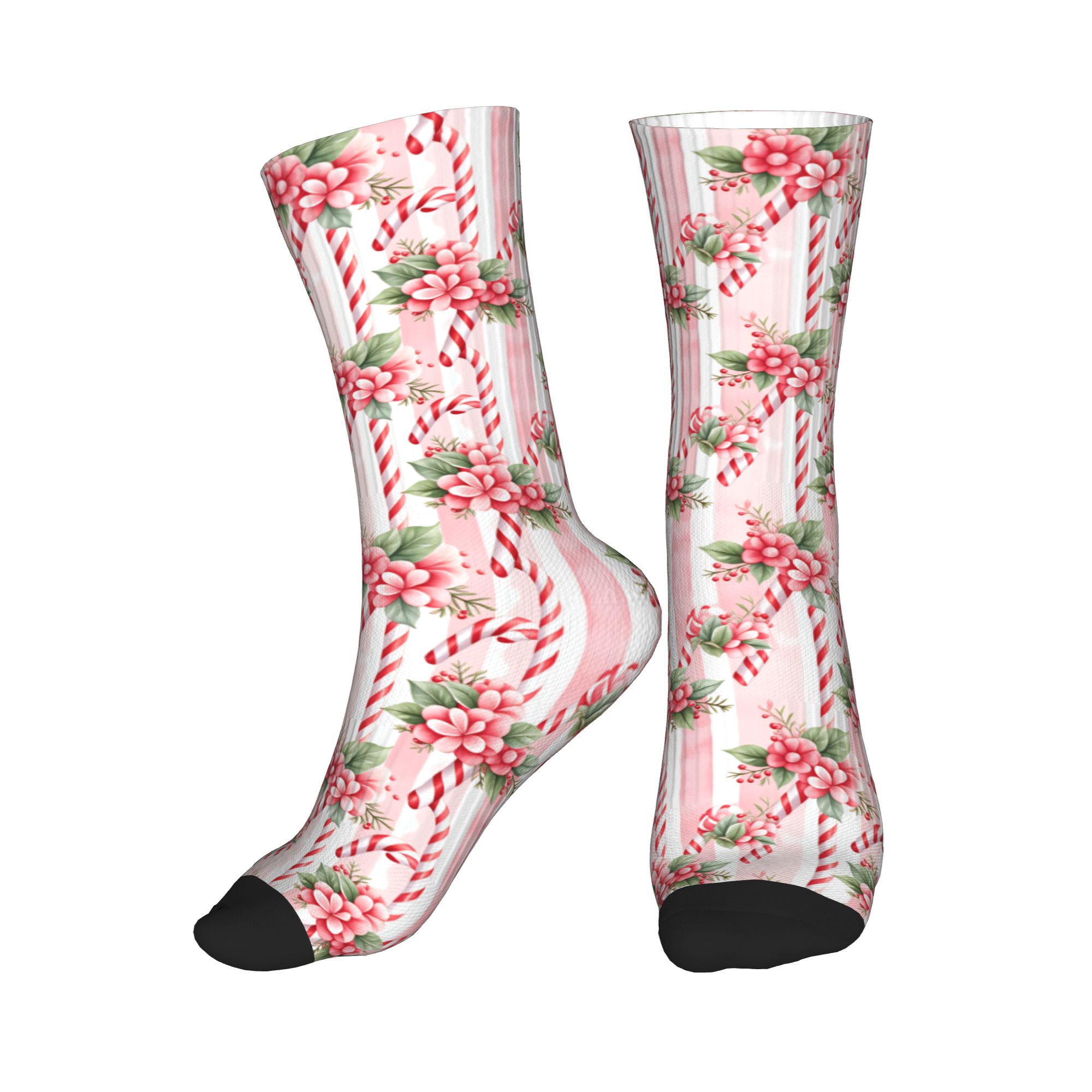 Vintage Fashion For Mens - Fashion Printing Vintage Pink Candy Cane
