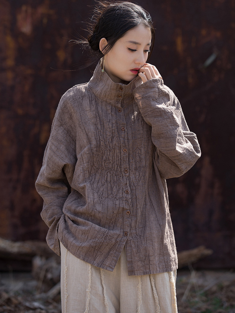 High Quality Cotton Linen Shir - Tie Dye Shirt Vintage 评论和价格