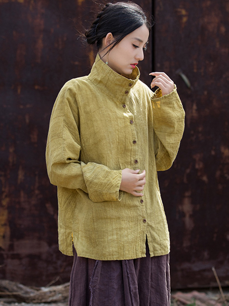 High Quality Cotton Linen Shir - Tie Dye Shirt Vintage 评论和价格
