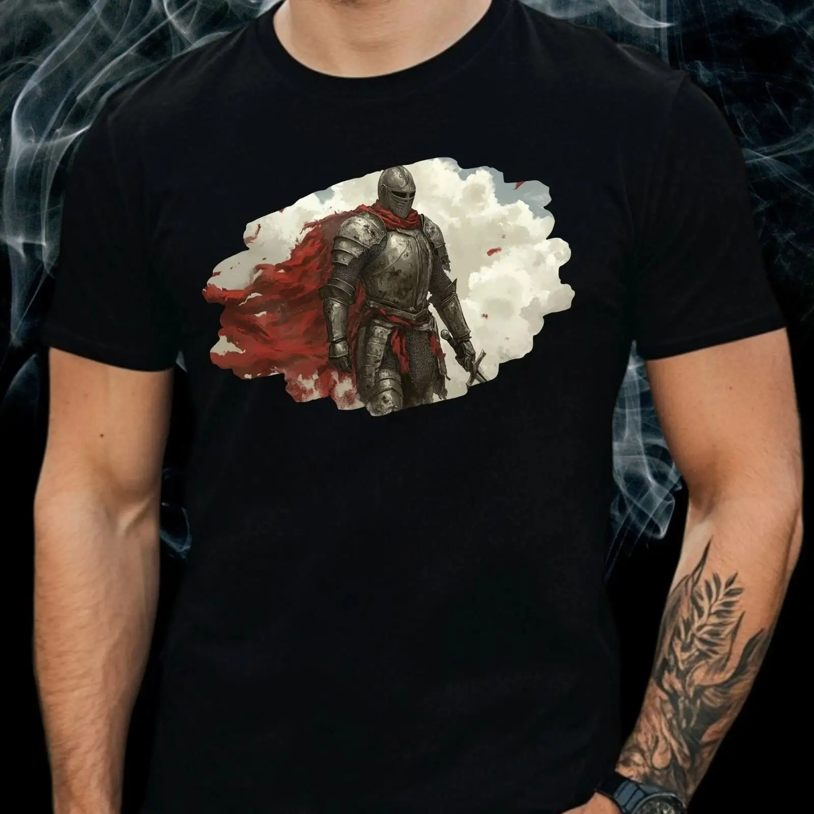 T Shirt Herren Ritterrüstung M - Vintage Fashion Herren 评论和价格