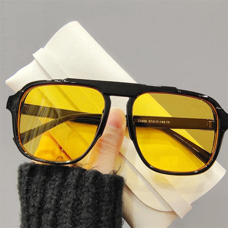 New Oversized Frame Sunglasses - Vintage Fashion Images 评论和价格