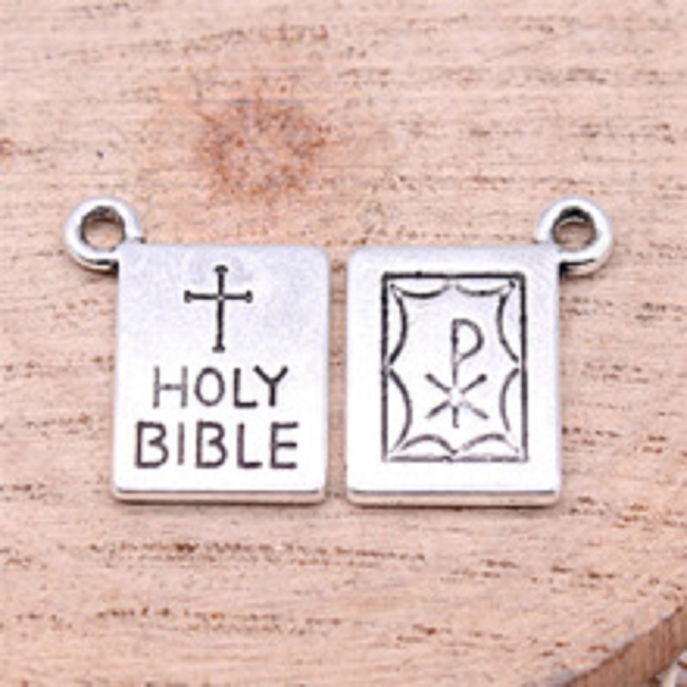 10Pcs/Lot Charms Book Holy Bib - Vintage Fashion Coloring Book 评论和价格