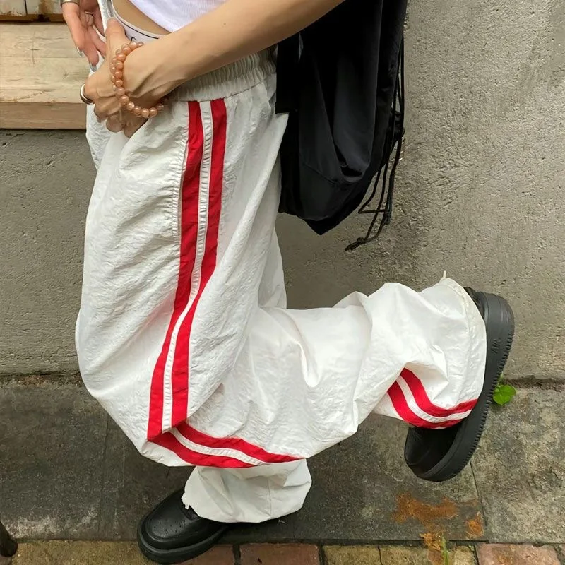 Y2K Vintage White Sweatpants W - Retro Track Pant 评论和价格