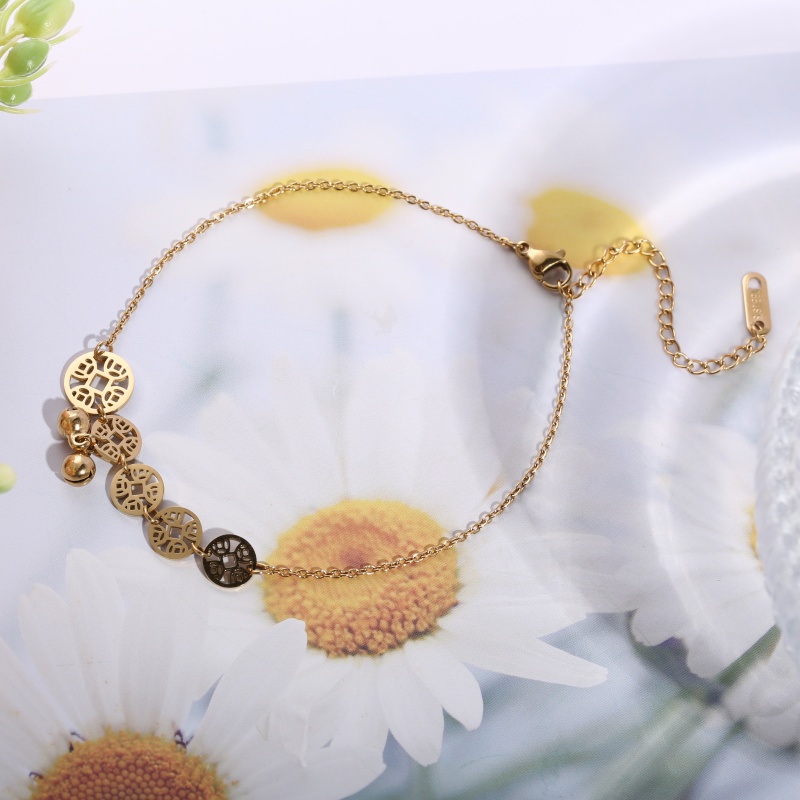 1 Piece Stainless Steel Anklet - Vintage Fashion Market 评论和价格