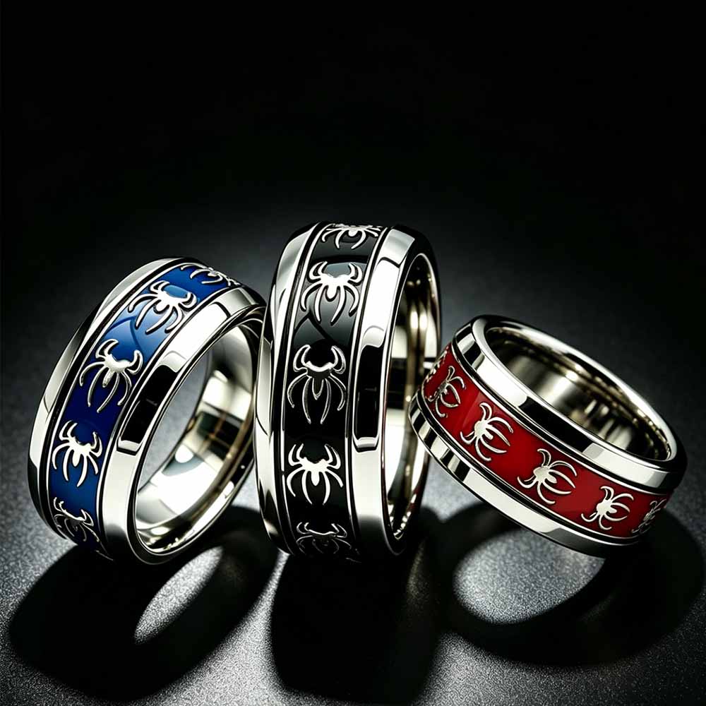 New Vintage Punk Spider Ring 3 - Vintage Fashion Rings For Women 评论和价格