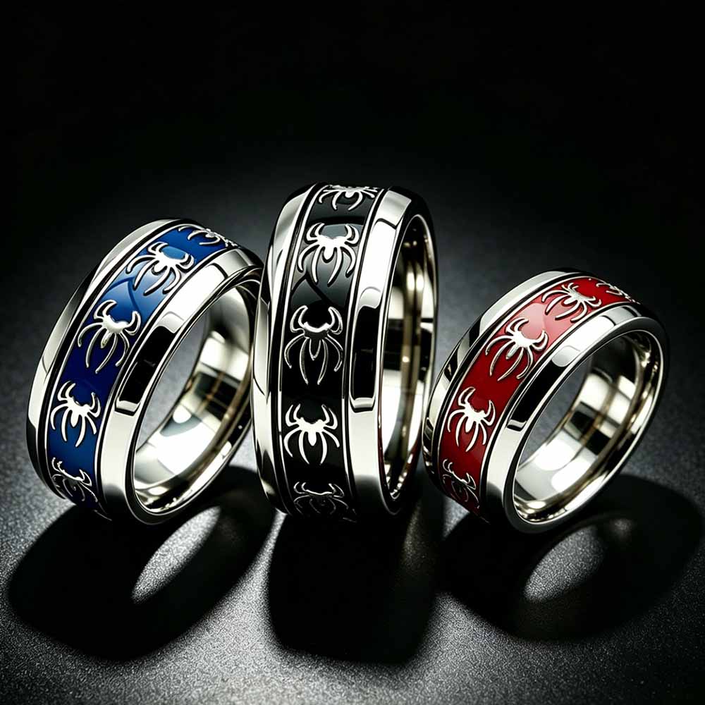 New Vintage Punk Spider Ring 3 - Vintage Fashion Rings For Women 评论和价格