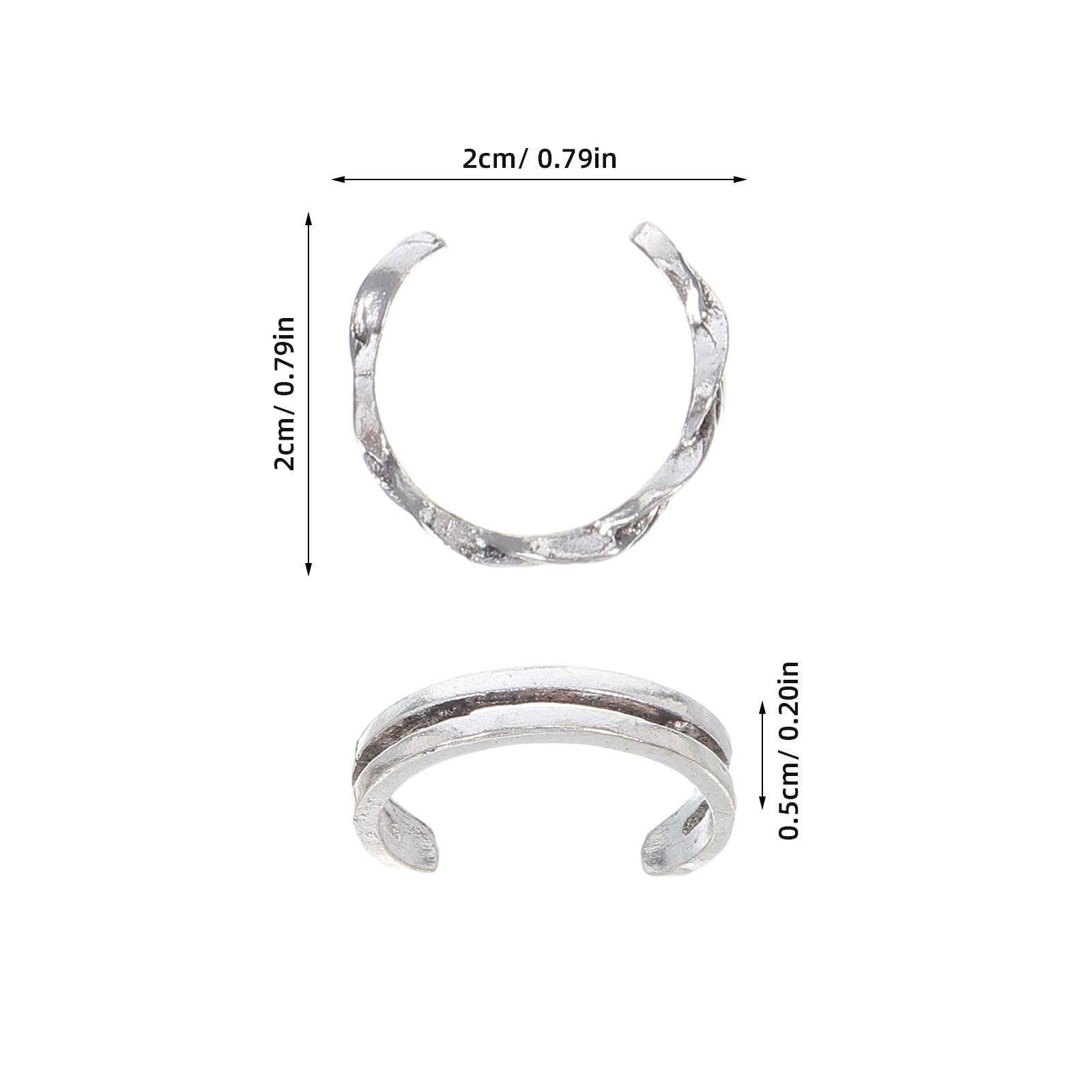 12Pcs Adjustable Vintage Fashi - Vintage Fashion Rings For Women 评论和价格