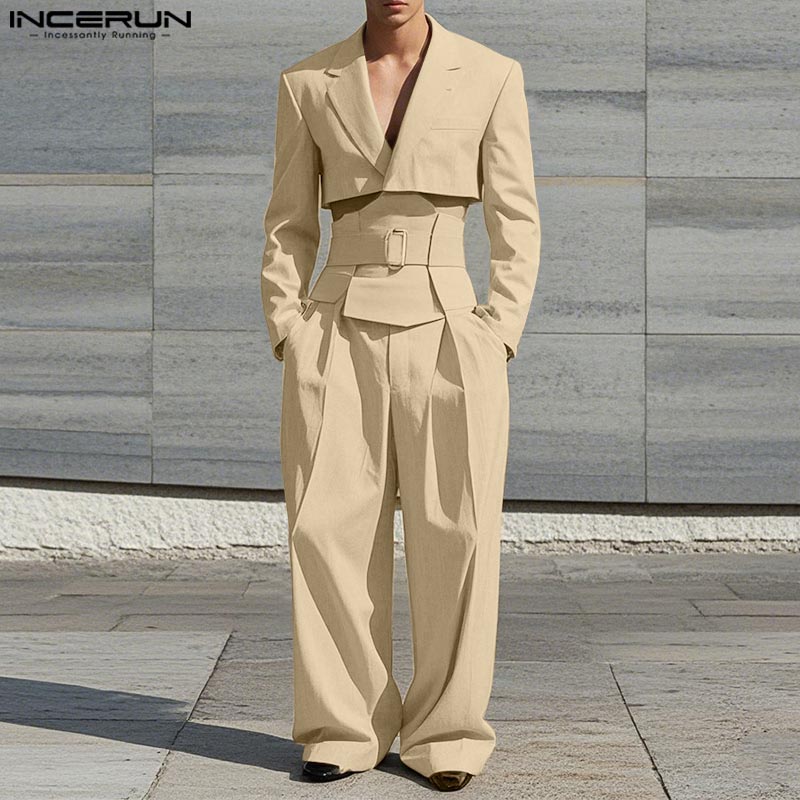 INCERUN 2025 American Style Fa - Retro Track Pant 评论和价格