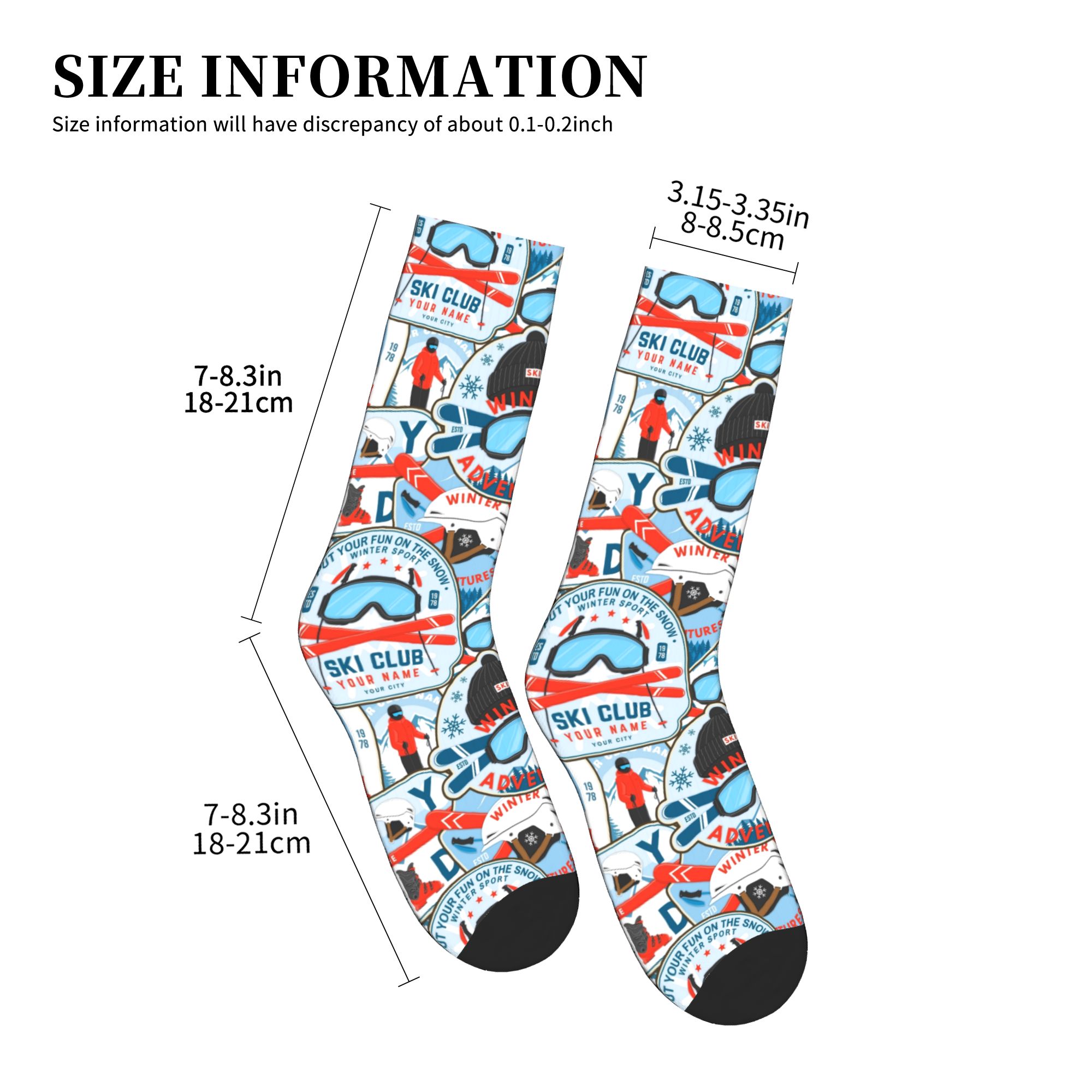 Vintage Red Blue Ski Club Seam - Vintage Fashion For Mens 评论和价格