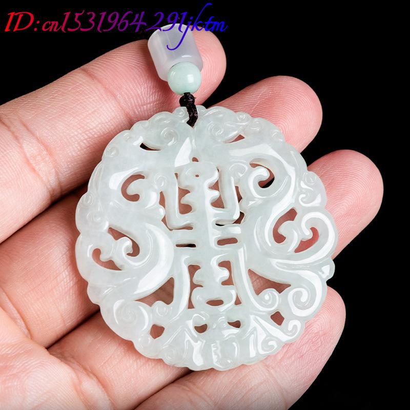 Burmese Jadeite Dragon Pendant - Usa Vintage Fashion 评论和价格