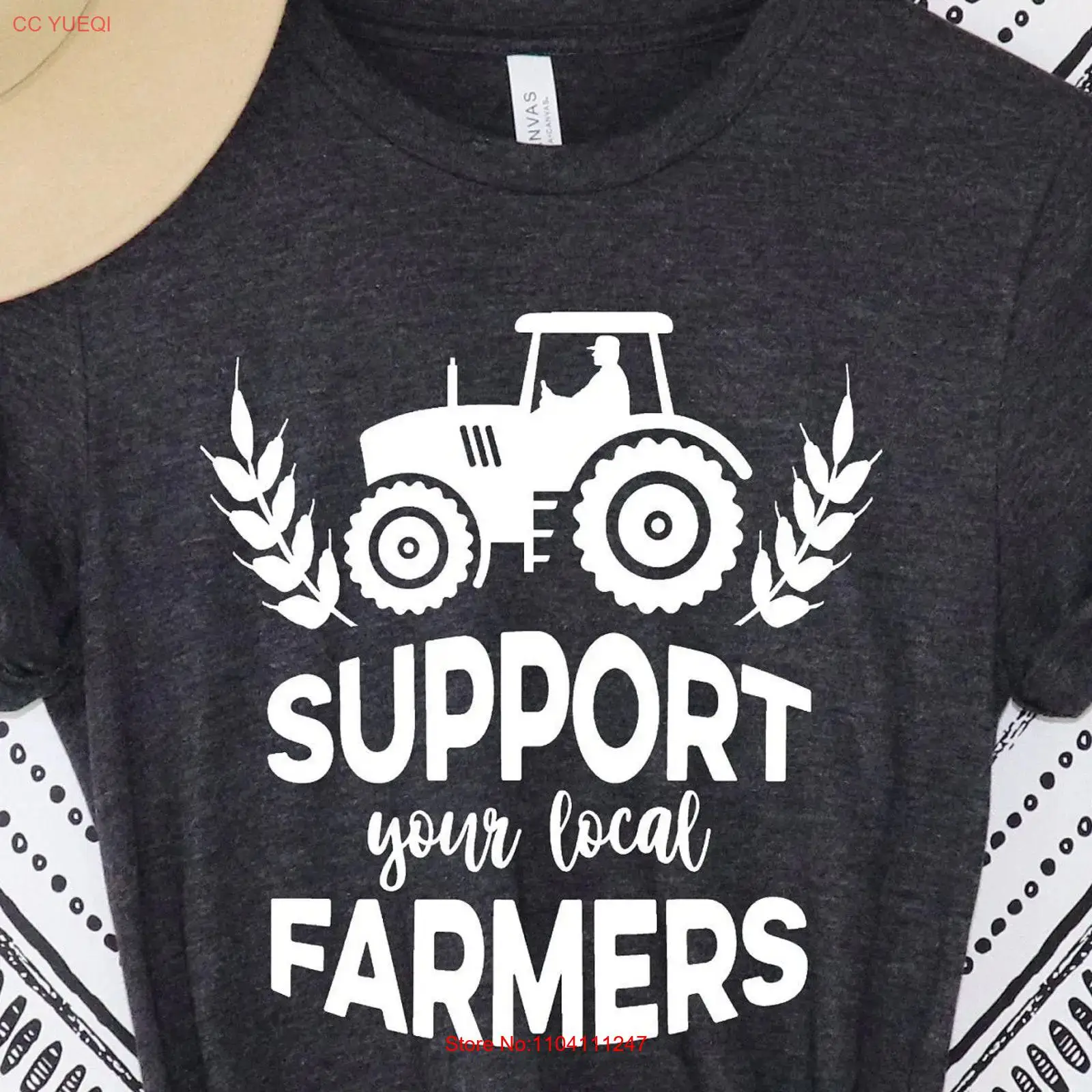Support Your Local Farmers shi - Vintage Fashion Market 评论和价格