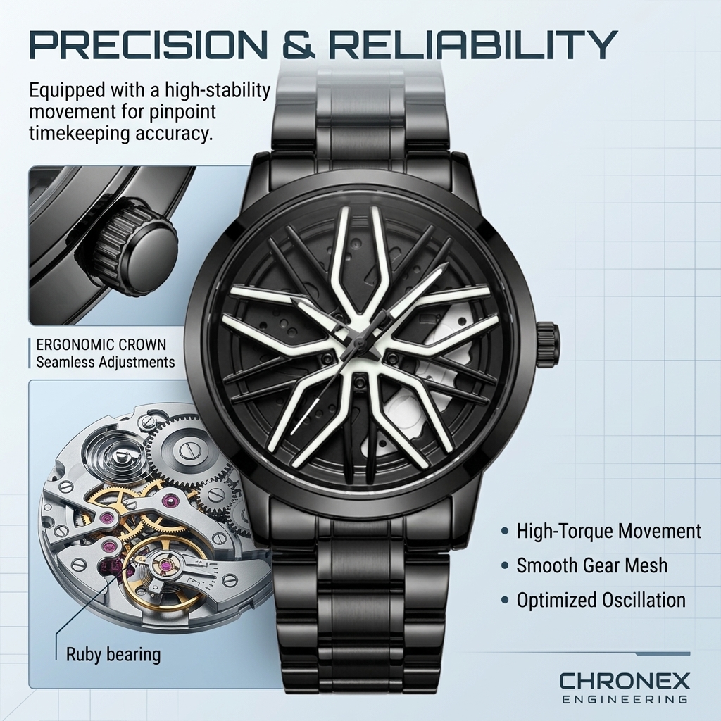 1pc Fashionable Hollow Dial Wa - Vintage Fashion Hub 评论和价格