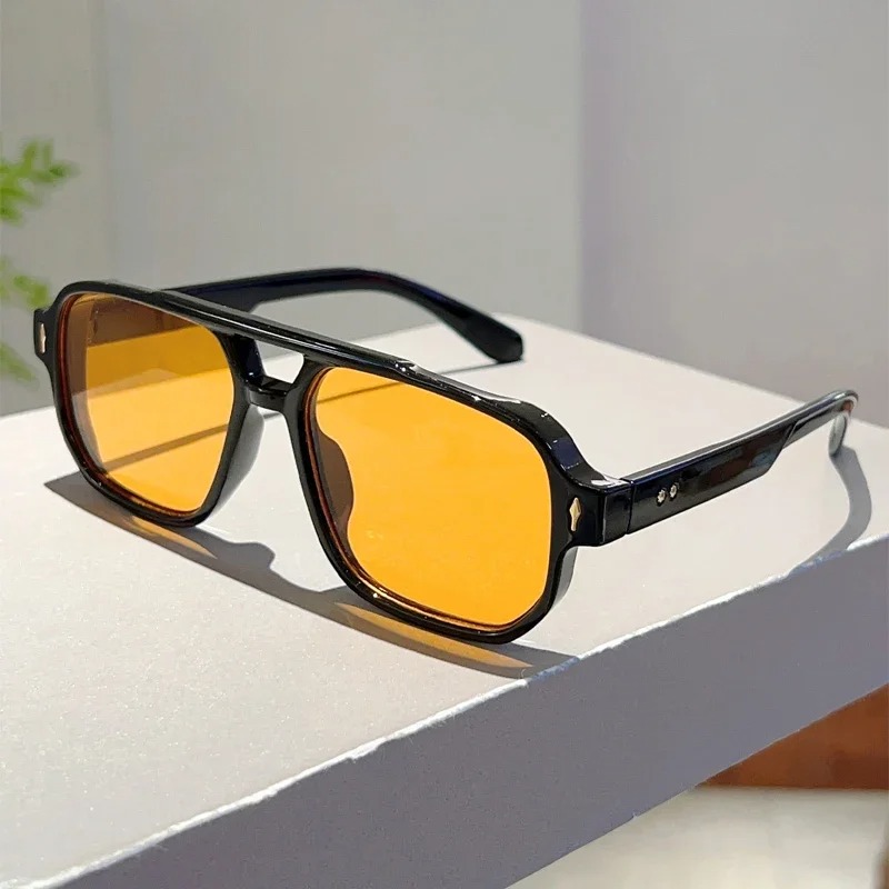 New Vintage Double Bridges Squ - Vintage Fashion Images 评论和价格