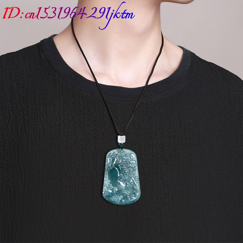 Natural Burmese Jadeite Scener - Usa Vintage Fashion 评论和价格