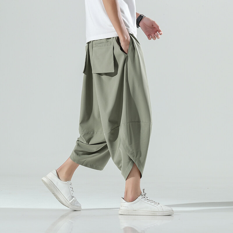 2025 Summer Men Chinese Style  - Retro Track Pant 评论和价格