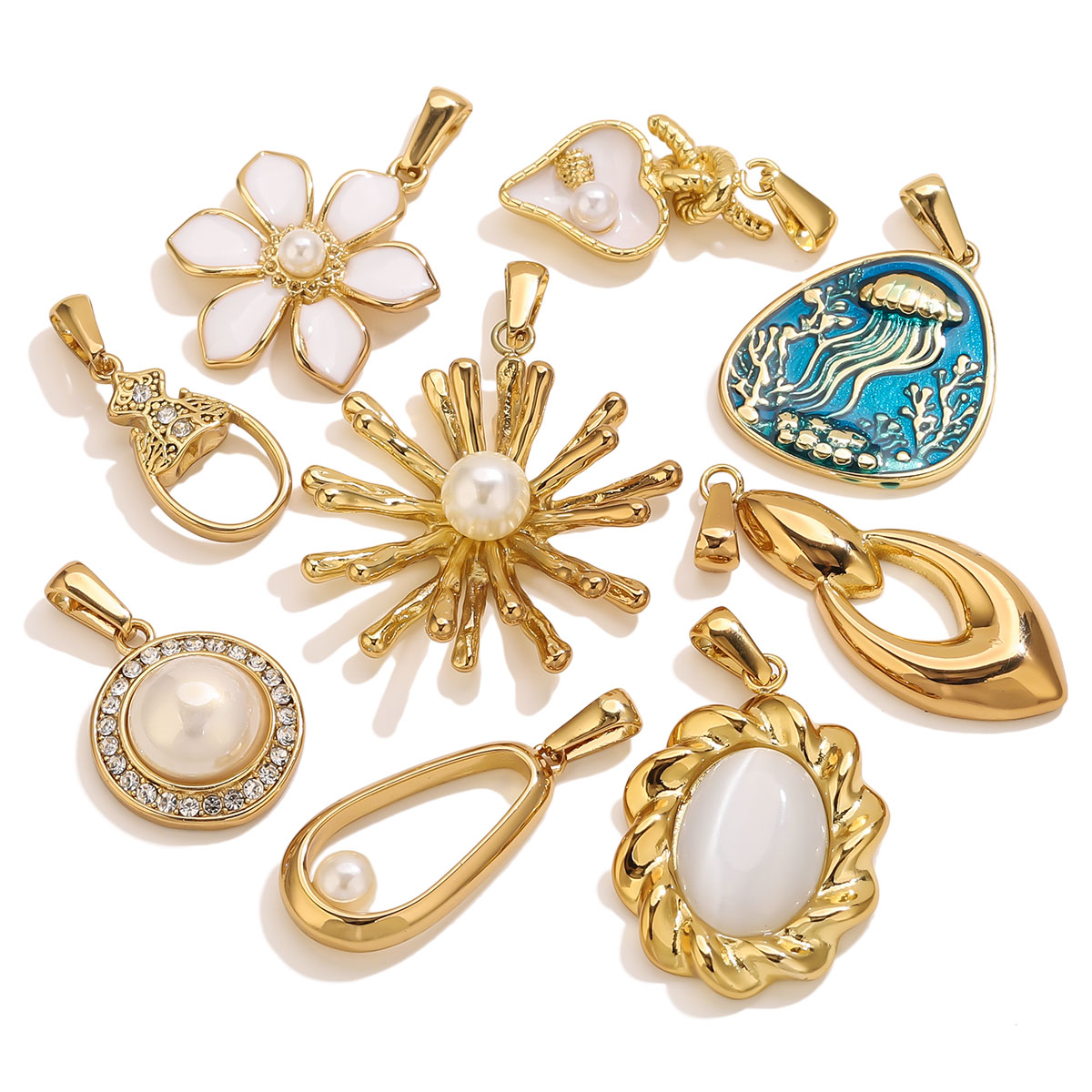1Pcs 18K Gold Plated Stainless - Vintage Fashion Nova 评论和价格