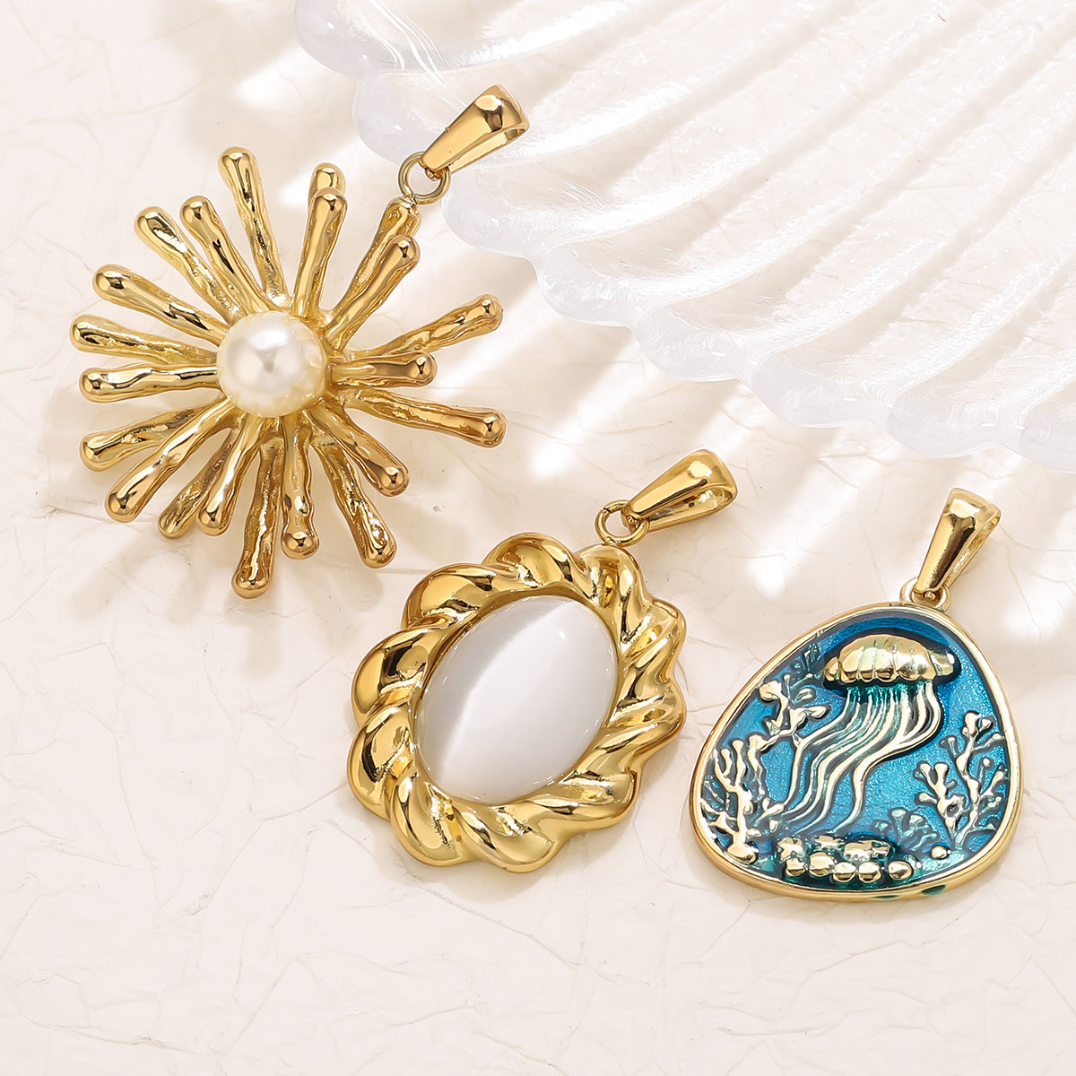 1Pcs 18K Gold Plated Stainless - Vintage Fashion Nova 评论和价格