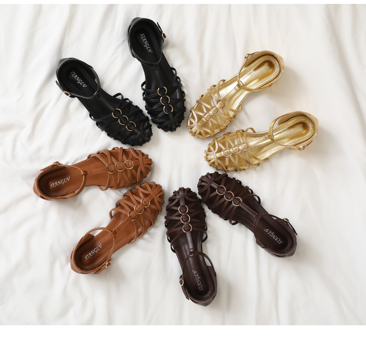 Plus Size Women Roman Sandals  - Vintage Fashion Plus Size 评论和价格