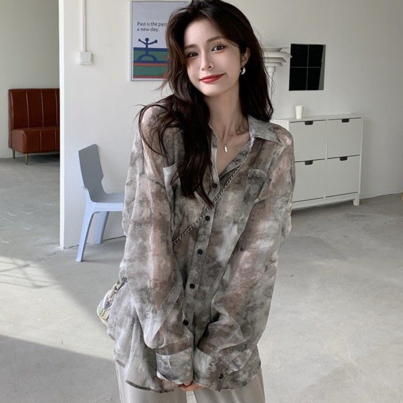 Tie Dye Shirts Women Loose Sun - Tie Dye Shirt Vintage 评论和价格