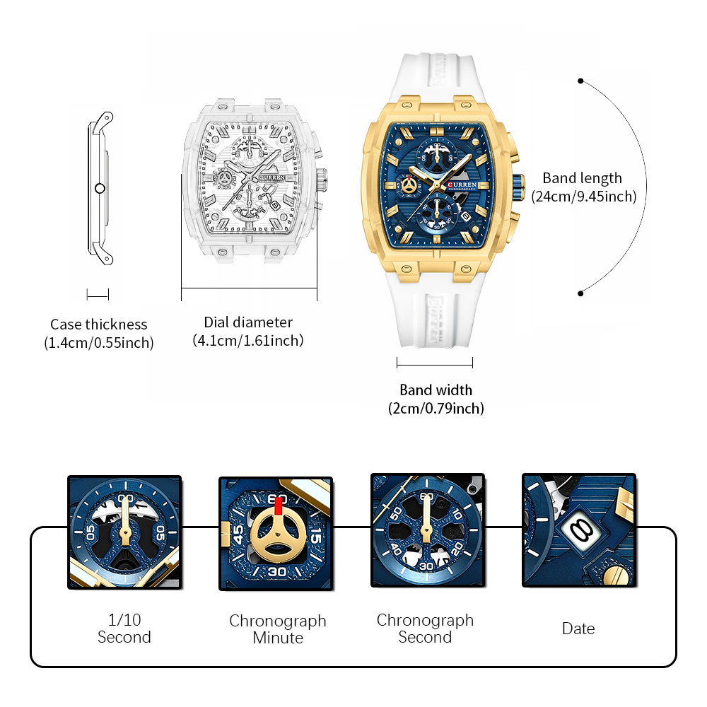CURREN Luxury Vintage Watch fo - Vintage Fashion Watches 评论和价格
