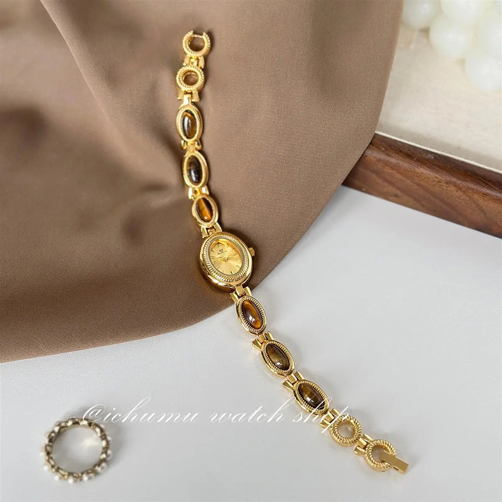 Women's Gold Watch Vintage Bro - Vintage Fashion Watches 评论和价格
