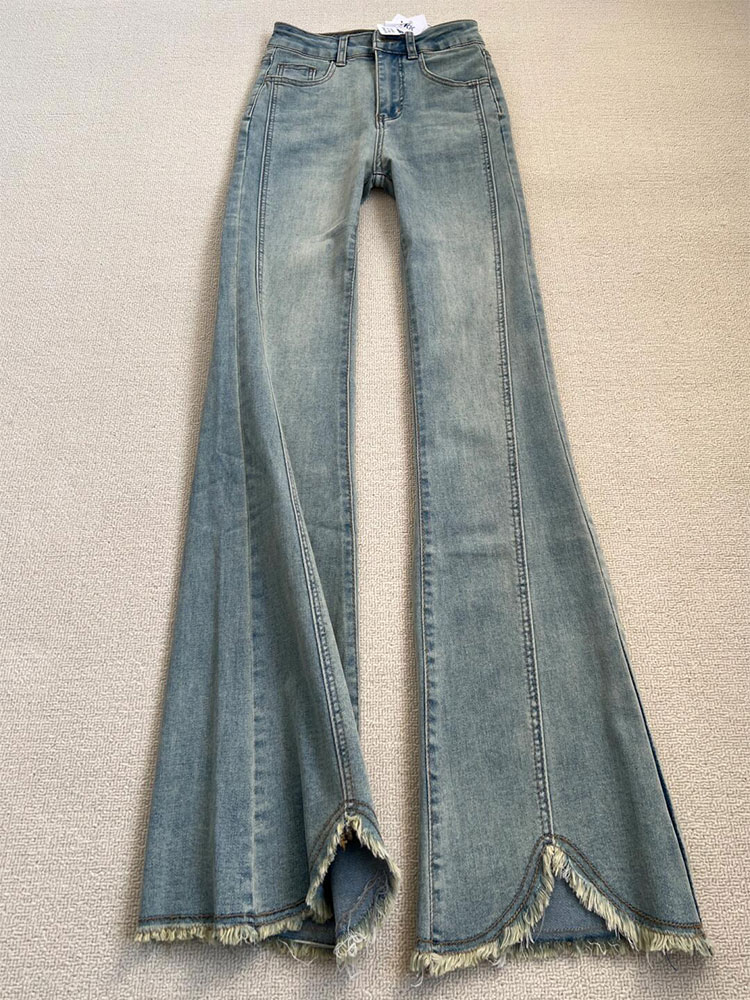 Autumn Vintage Y2k Flared Jean - Mom Jean High Rise 评论和价格