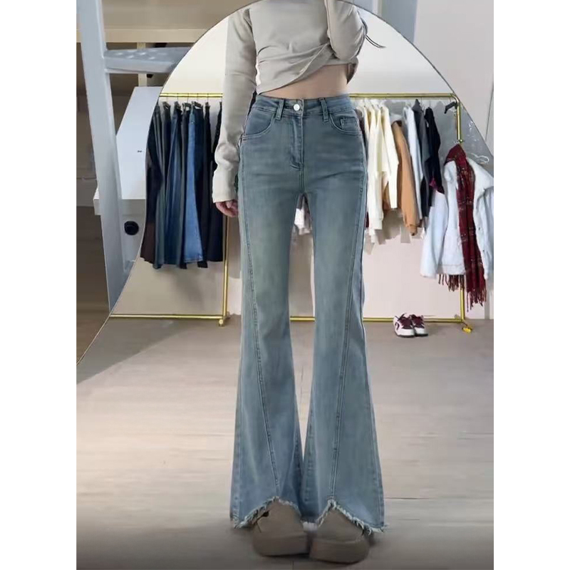 Autumn Vintage Y2k Flared Jean - Mom Jean High Rise 评论和价格