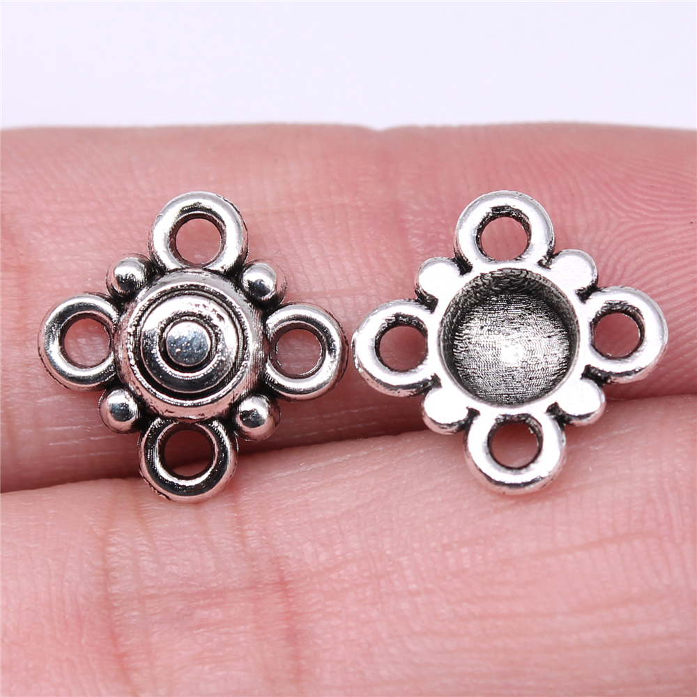 WYSIWYG 20pcs 15x15mm Antique  - Vintage Fashion Nova 评论和价格
