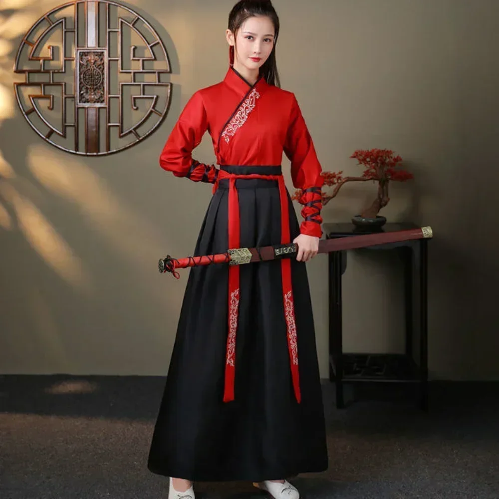 Modern Hanfu Women Top Skirt 2 - Vintage Fashion For Mens 评论和价格