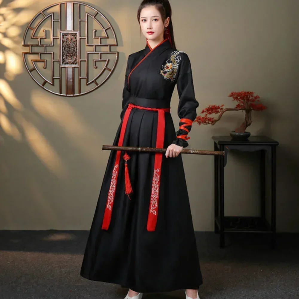 Modern Hanfu Women Top Skirt 2 - Vintage Fashion For Mens 评论和价格