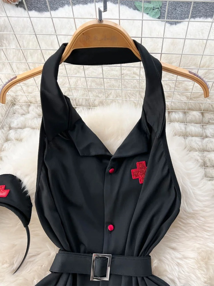 Erotic Fashion Sexy Halter Lin - Usa Vintage Fashion 评论和价格