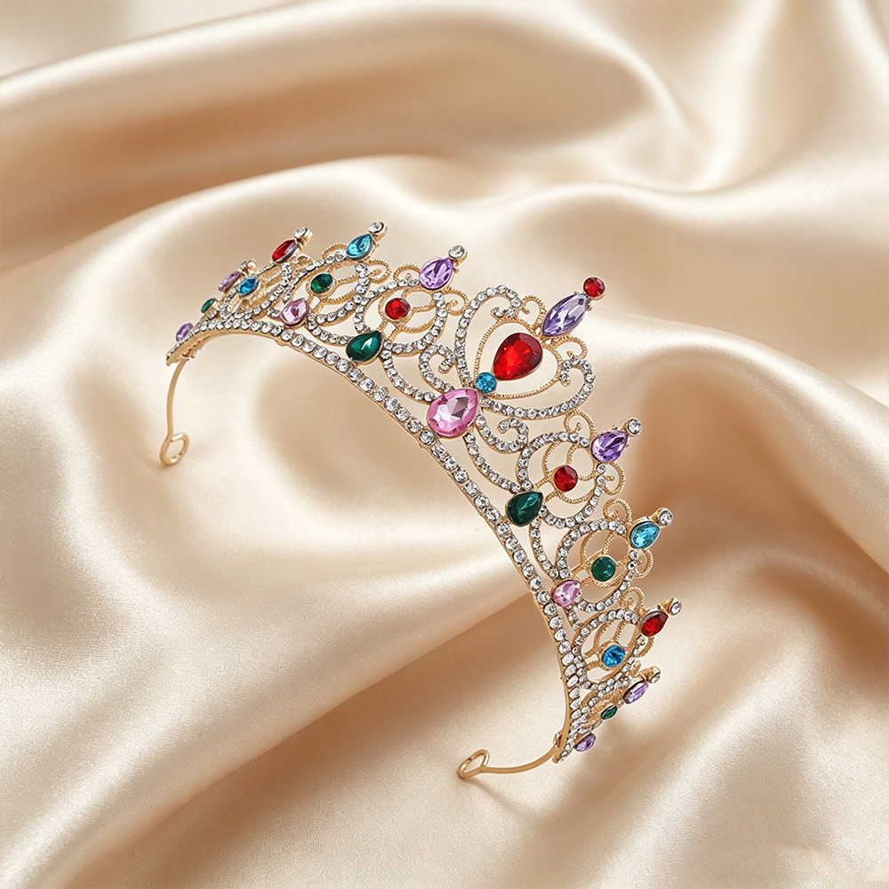 Luxury Vintage Gold Tiara Crow - Vintage Fashion Accessories 评论和价格
