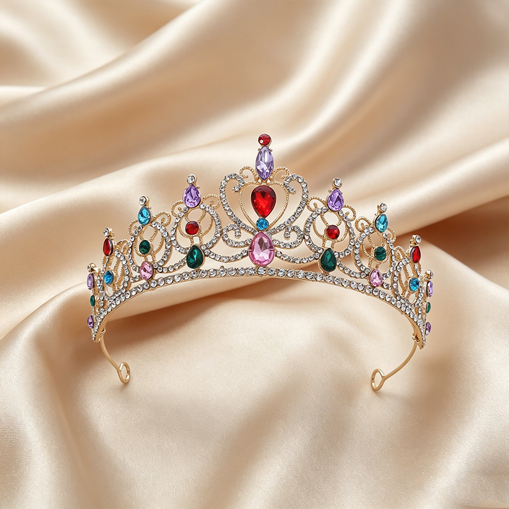 Luxury Vintage Gold Tiara Crow - Vintage Fashion Accessories 评论和价格