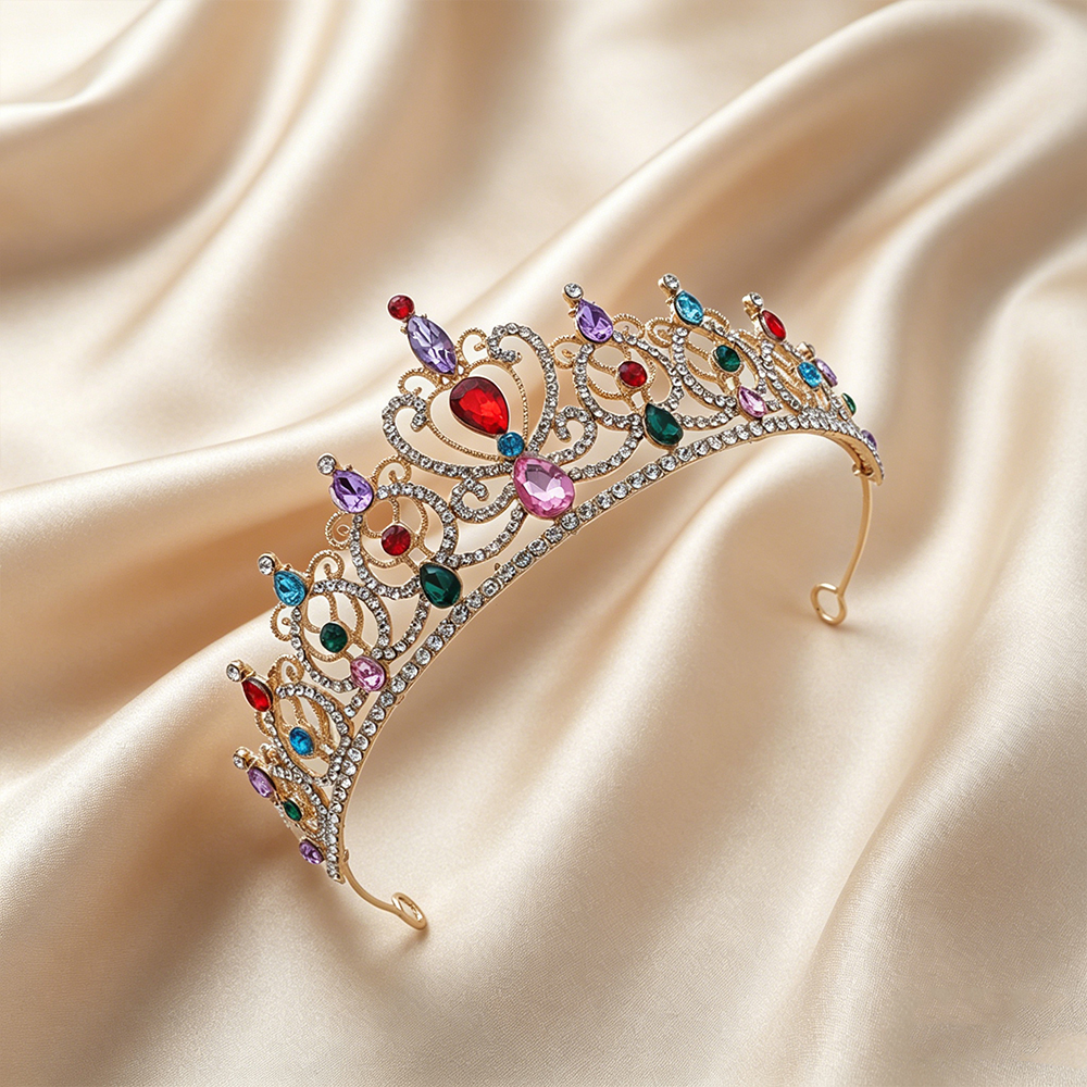 Luxury Vintage Gold Tiara Crow - Vintage Fashion Accessories 评论和价格