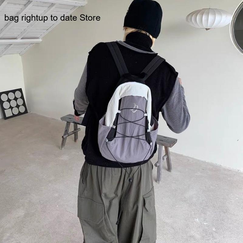 Casual Contrast Color Backpack - Vintage Fashion Coloring Book 评论和价格